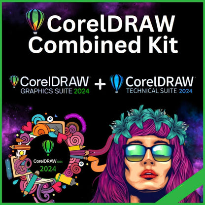 Corel Draw Graphics Suite 2024 – (100% Genuine Legal Version + Online Updates) Remote Installation for Windows & macOS (1 PC/Mac) | Lifetime Validity with Online Updates (No-Expiry)