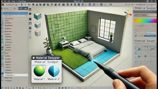 SketchUp Pro 2025 Software (Latest Updated Version) + Enscape/ Vray/ Blender/ Layout Rendering Software (100% Genuine) | 32/64 bits | For Windows & Mac (M1, M2, M3, M4) | 1 Device | Remote Setup Included | Lifetime Validity