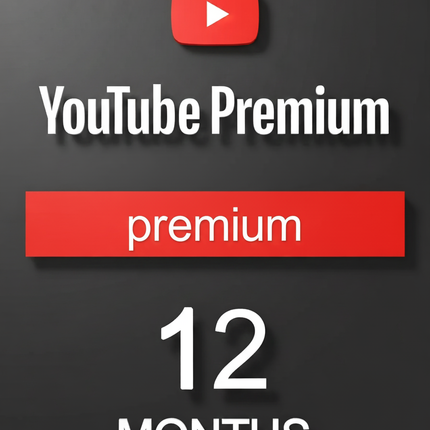 AA05 - YouTube Premium 1 Year | Get a YouTube&nbsp;Premium Global Subscription